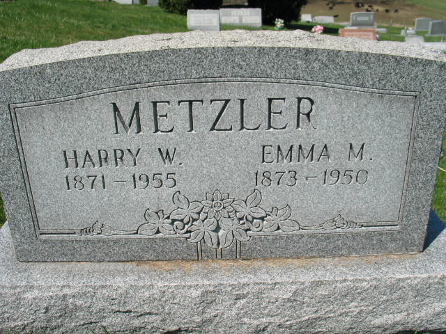 Harry W. and Emma M. Metzler